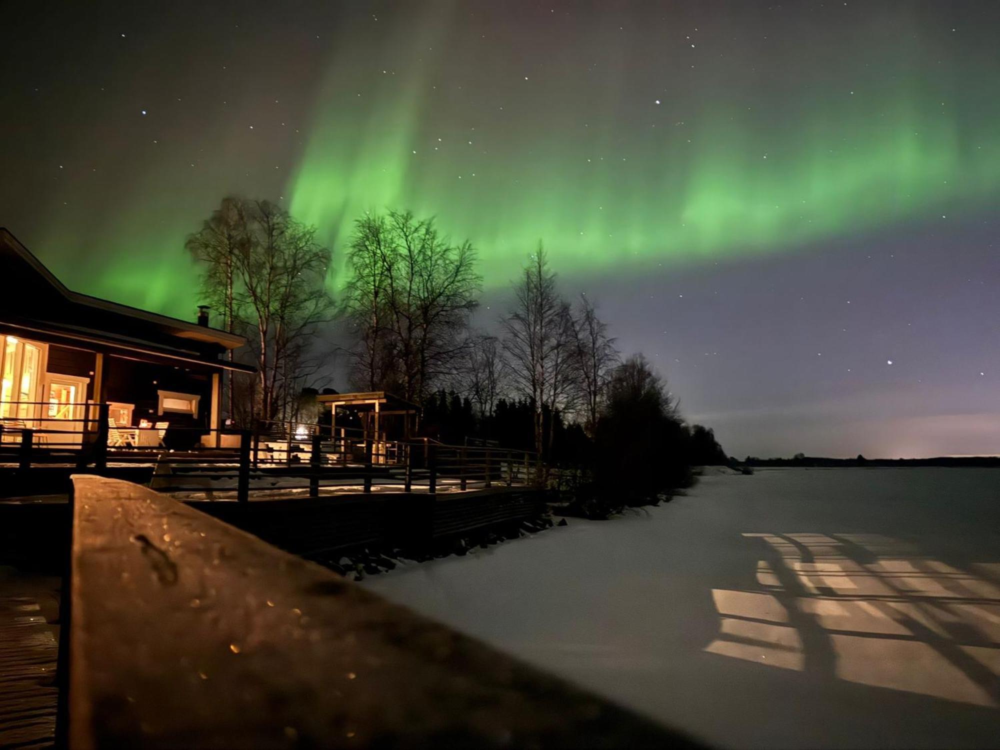 Riverside Cottage Aalto Borealis Кеминмаа Экстерьер фото